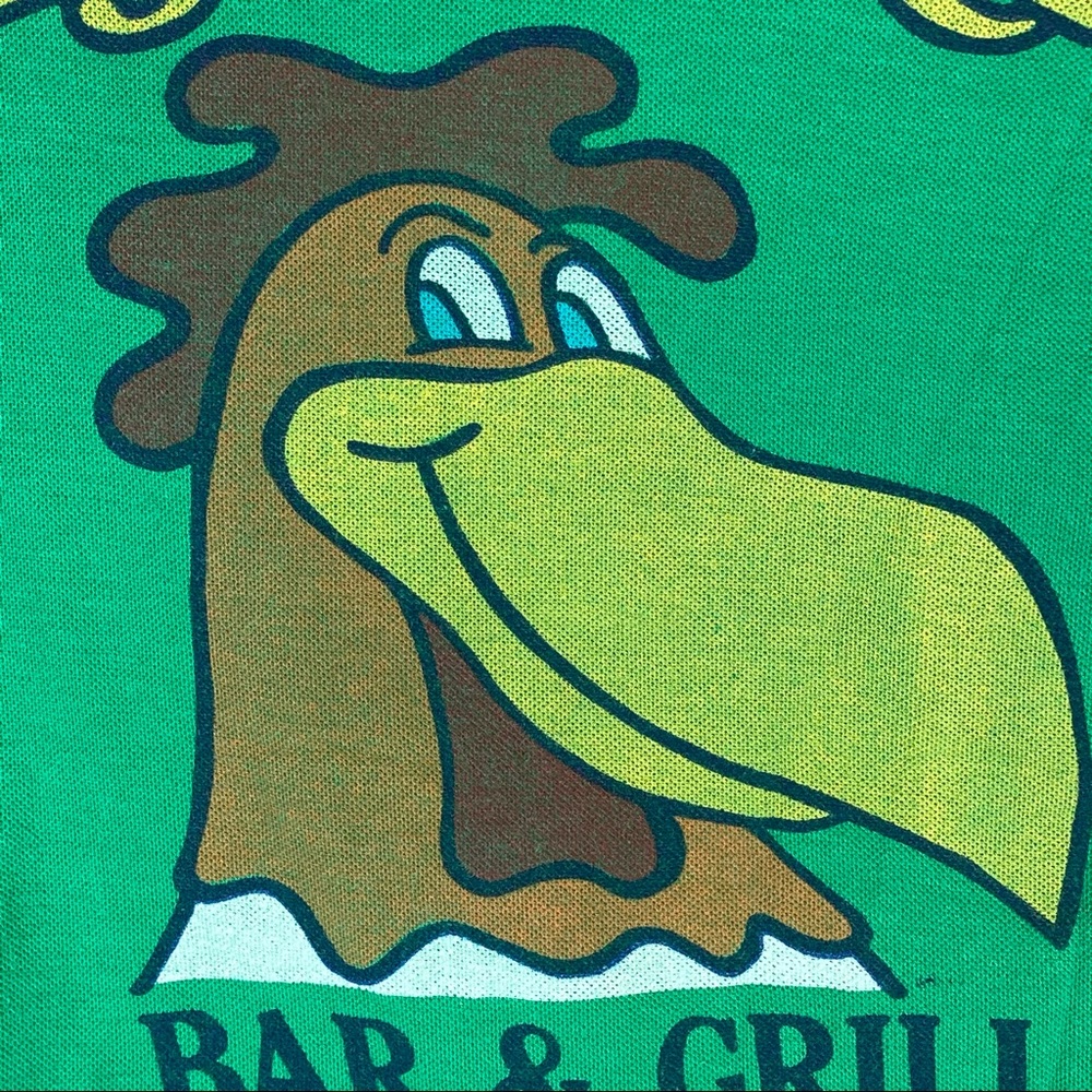 Big Peckers Bar Grill Polo Shirt Vtg Ocean City MD - Picture 6 of 12